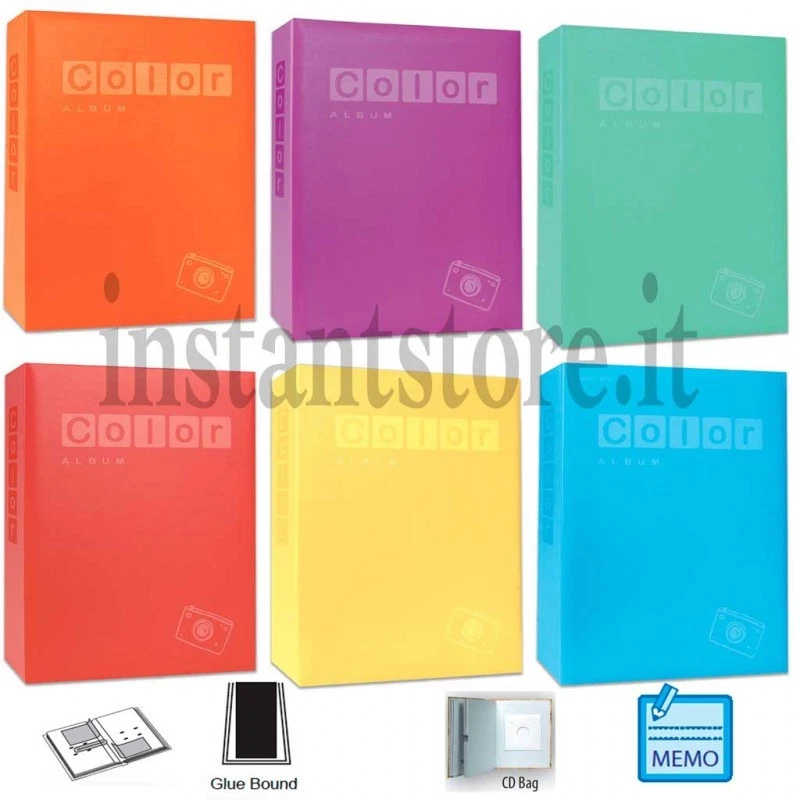 ZEP Album Fotografico per 100 200 300 foto 10x15 portafoto New Color a tasche