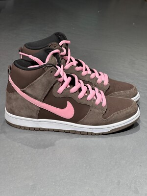 Nike SB Dunk High - Chocolate Rosa - Größe 41