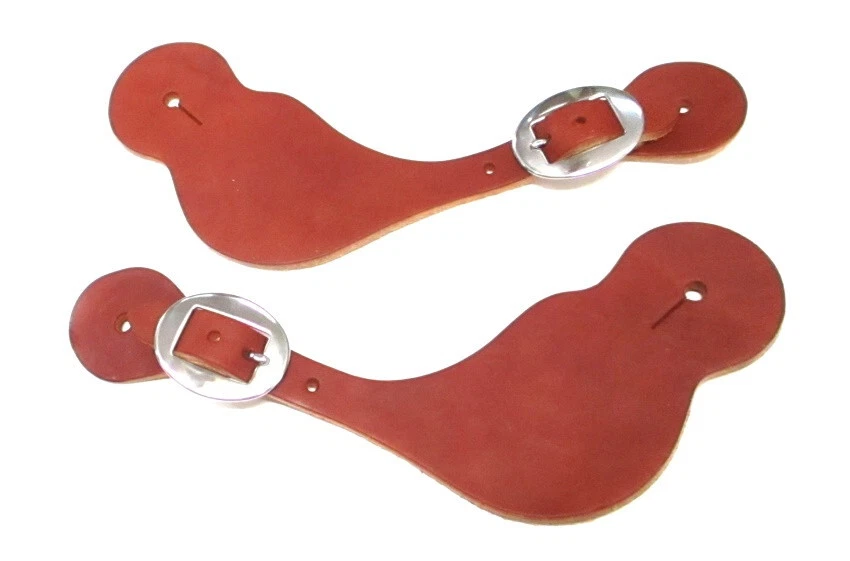 Contorno Vaquero Spur Correas Resistente Roble Herman Arnés Cuero Schutz Bros Nuevo Foto 3 de 3