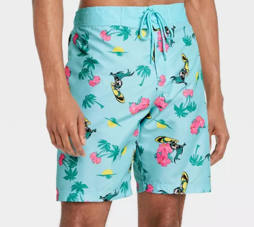 Men's Batman Hawaiian Surfer Swim 