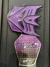 Transformers Belt Buckle Purple Decepticon 2009 Bioworld Merchandise NOS Hasbro