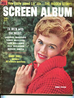MAG: Screen Album 7/1961-Dell-Connie Stevens-Van Williams-Bobby Rydell-VG