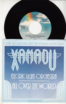 ELECTRIC LIGHT ORCHESTRA (ELO) - ALL OVER THE WORLD - ORIGINAL 45 WPS - XANADU