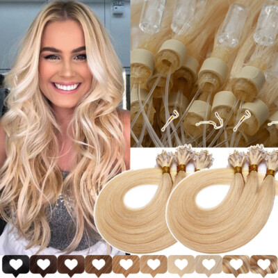 Russian Remy Micro Loop Links Micro-RING Human Hair Extensions 100% Real Remy US