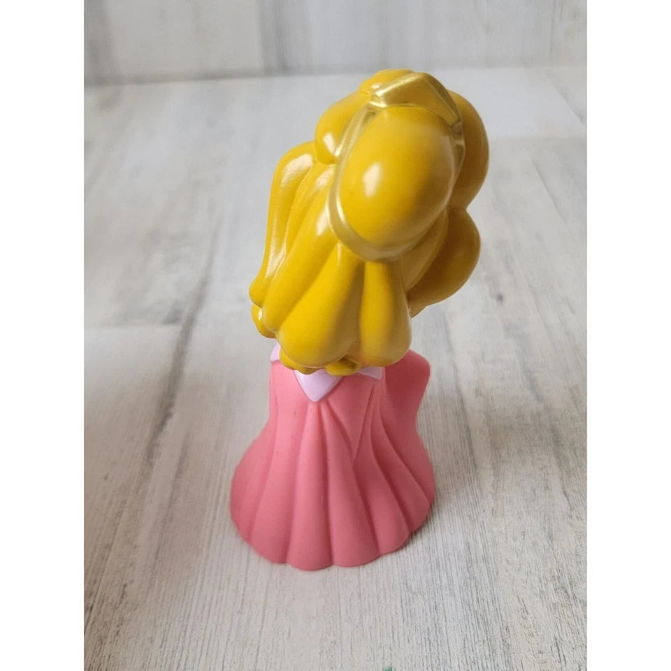 Disney Juguete de Baño Bella Durmiente Aurora Princesa Juguete Figura Rosa Foto 4 de 4