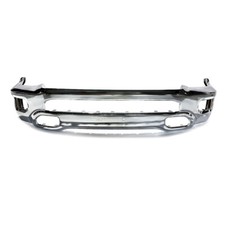 Chrome Front Bumper Face Fits 2019-2024 Dodge Ram 1500 With Fog Light Holes Chrome Front Bumper Face Fits 2019-2024 Dodge Ram 1500 With Fog Light Holes