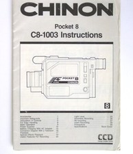 Chinon C8-1003 Pocket 8 Camera Instruction Manual
