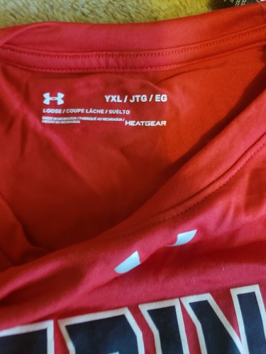 Camiseta de fútbol Under Armour YouthXL bandera de los Cardenales roja - Imagen 4 de 6