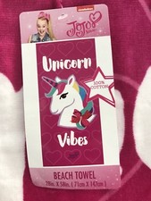 JoJo Siwa Hot Pink Unicorn  Nickelodeon Towel Bath Beach Summer New Cute Dry Off