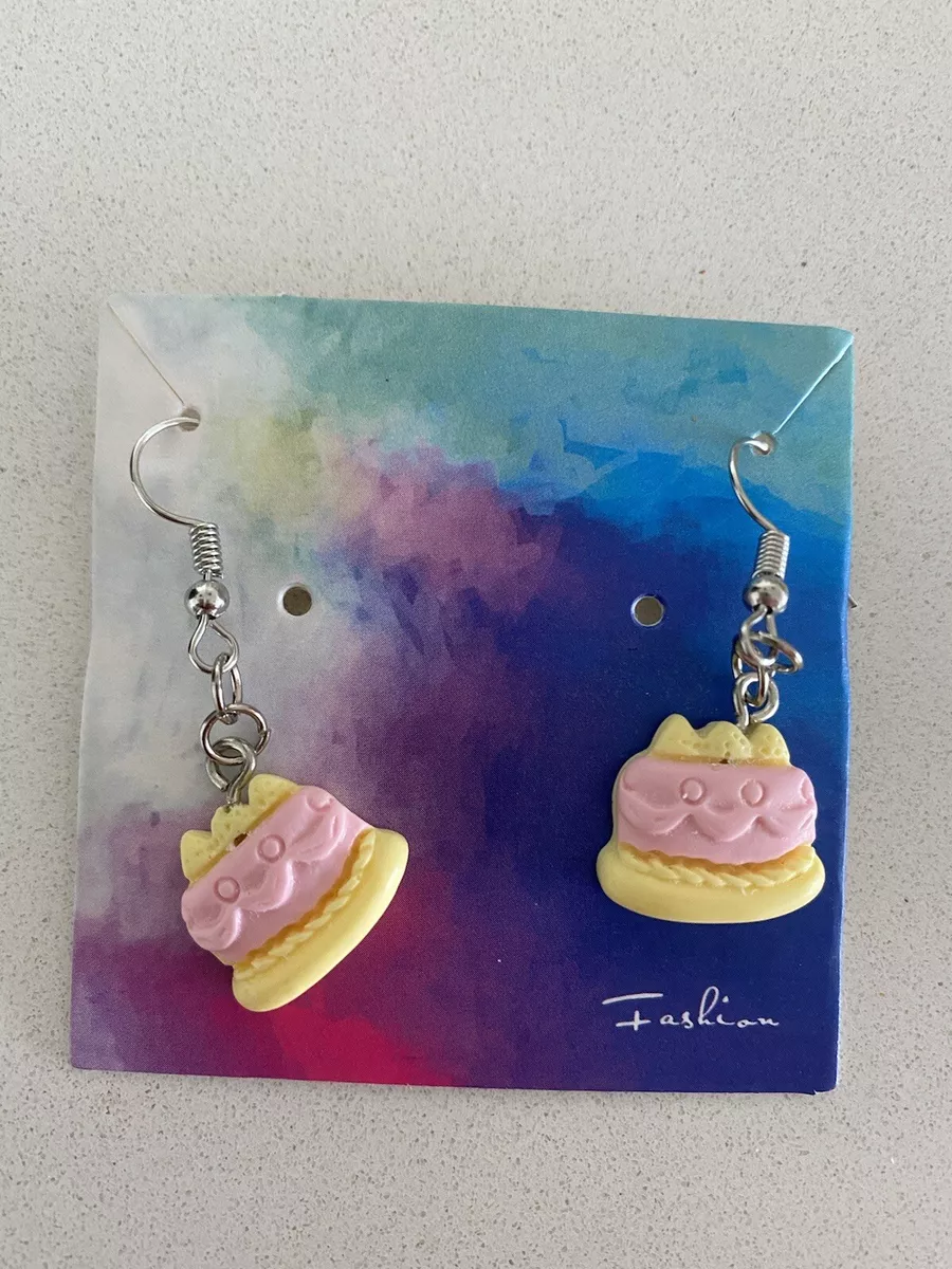 Cute food earrings deals