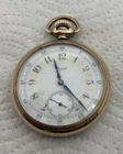 ELGIN POCKET WATCH, 16S, 17J, GRADE 338, GM WHEELER, VTG 1910, GF CASE, SERVICED