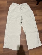 Tommy Bahama Vintage Wide Leg 100 Silk Lightweight Pants Size Sm Drawstring