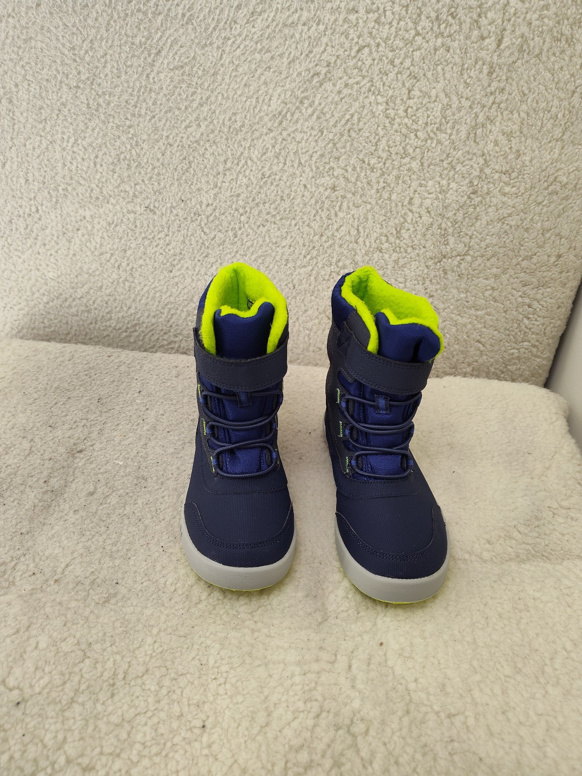 Merrell Stivali Ragazzo 12M Navy Pu Pelle Neve Tempesta Caldo Impermeabile Scarpe Invernali