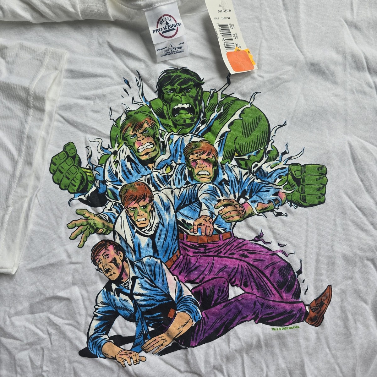 Vintage Marvel Comics Hulk Tee Shirt Men's Large Y2K 2000 T-Shirt