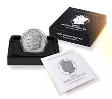 2023-P Morgan Dollar with Box and COA. Silver.  Beautiful Coin. Free Shipping.