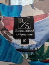 Vintage Russell Scott Sailboat/Nautical Themed 2pc Set Sz 10