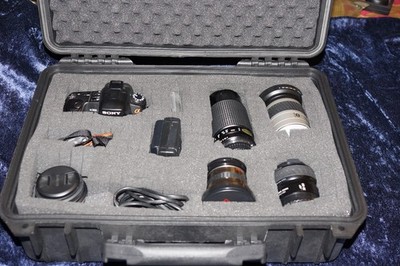 Hallo, ich verkaufe  meinen Fotokamera Sony a 300 inkl.  5 Objektive