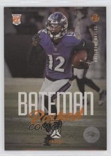 2021 Panini Chronicles Luminance Update Rookies Orange Rashod Bateman #215 2qw