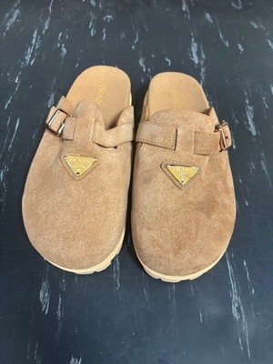 Prada suede sabot, size 9 mens