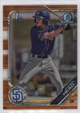 2019 Bowman Draft Chrome Orange Refractor 20/25 Hudson Head #BDC-69 12i0