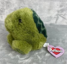 Vintage 1997 Swibco PUFFKINS Shelly The Turtle Plush Collectible with tag