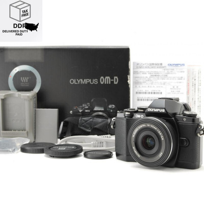 S/C:1695 [Top MINT in Box] OLYMPUS OM-D E-M10 Digital Camera 14-42mm Lens JAPAN
