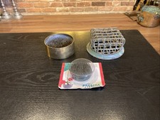 Lot Of 3 Vintage Metal Flower Frogs