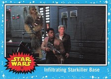 2017 Topps Reise nach Star Wars Die letzten Jedi Infiltrating Starkiller Base #86
