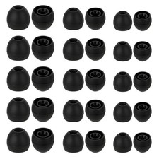 15 Pairs Silicone Ear Bud Replacement Tips S/M/L Sizes Ear Cushions
