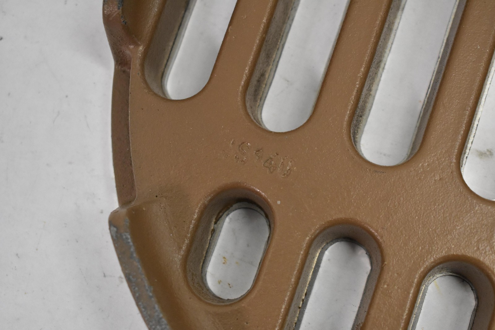 Round Floor Drain Grate Cover Cast Iron Base Stainless Slotted Heavy Duty 10.75"