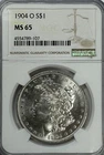 1904-O Morgan Dollar, MS 65 NGC, NR