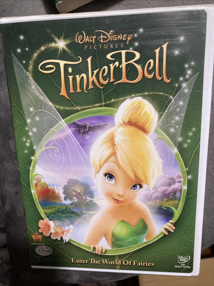 New Sealed Disney DVD Tinker Bell 2008 w/ Slip Cover Peter Pan Neverland Fairies - Image 4 of 4