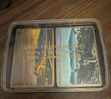 Union Pacific Railroad Golden Spike Centennial 1969 Playing Cards