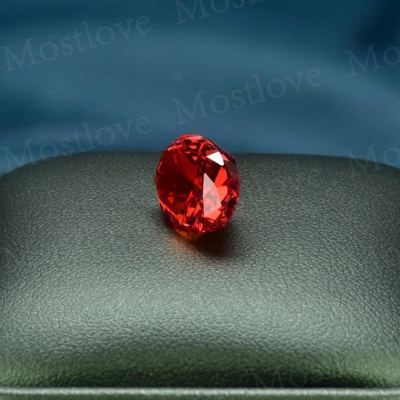 5.22 Ct Lab Grown Red Diamond Oval Cut VVS1 D Grade Certified Loose Gemstone A+ - Image 2 of 3