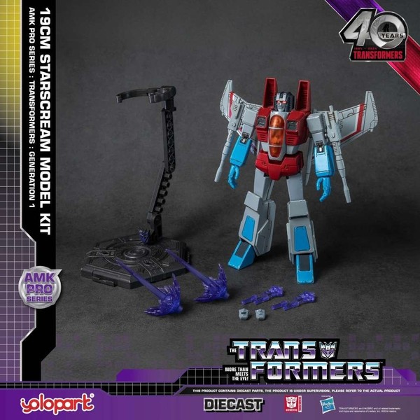 Transformers G1 Amk Pro Starscream Mk - Detaillierte Actionfigur Von Yolopark-image