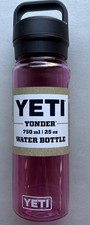 YETI Discontinued Yonder Power Pink Water Bottle 750ml 25oz with Yonder Cap