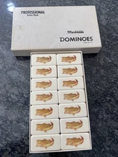 Puremco Marblelike Dominoes #816 Pro Extra Thick USA 28 Pcs Fishing Bass TX