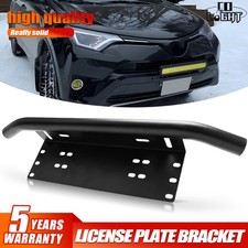 Bull Bar Bumper License Plate Mount Bracket LED Work Light Bar Holder OffRoad
