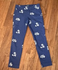 Old Navy Pixie Ankle Pants Womens Sz 2 Blue White Skinny Pockets Mid Rise Flor