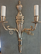 Tolle Jugendstil Wandleuchte Empire Stil ca. 1920 versilbert