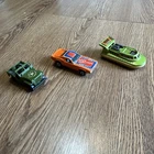 Hot Wheels Dixie Challenger Vintage Car , Matchbox Jeep , And Hovercraft
