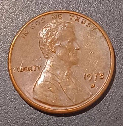 1978-D Lincoln Memorial Cent — photo from the most recent tracked eBay sale