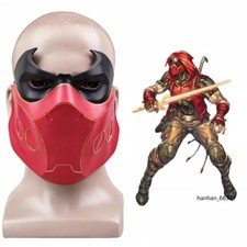 DC Batman Nightwing Robin Half-Face Mask Halloween Cosplay Cowl Party Comic Con
