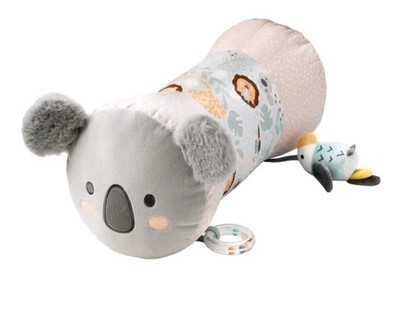 Nuby Animal Adventures Bauchzeit Kissen sensorisches Spielzeug babysicherer Spiegel 