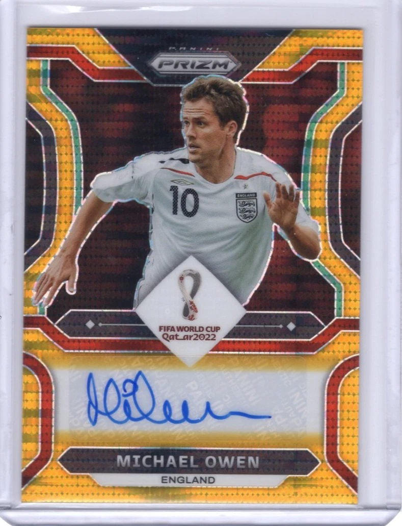Michael Owen Autographed Soccer Sports Trading Cards & Accessories