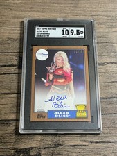 2017 Topps Heritage WWE Alexa Bliss Bronze On Card Auto /99 SGC 9.5/10