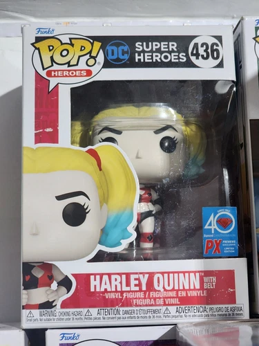 Funko Pop! Dc Comics Heroes: Harley Quinn With Belt 436 Figure - FUN64947