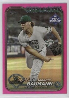 2024 Topps Pro Debut Fuchsia Foil 162/199 Garrett Baumann #PD-4 8d2