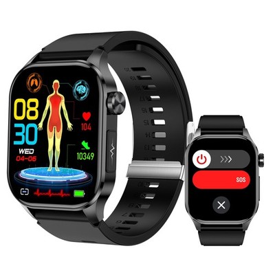 for Men Women, 2.04'' AMOLED Color Screen, 24/7 Heart Rate, , , Sleep and Moni...