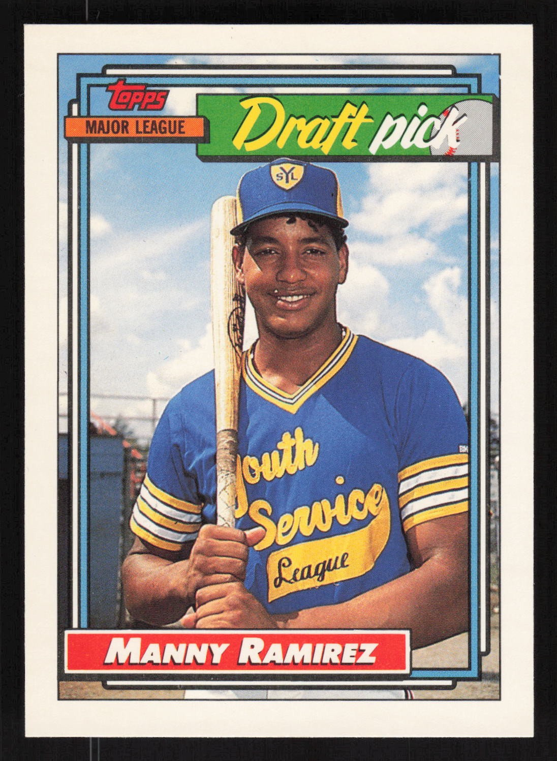 1992 Topps #156 Manny Ramirez Rookie Card TCCCX